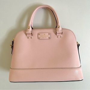 Baby Pink Kate Spade Purse w/ Gold Hardware Details